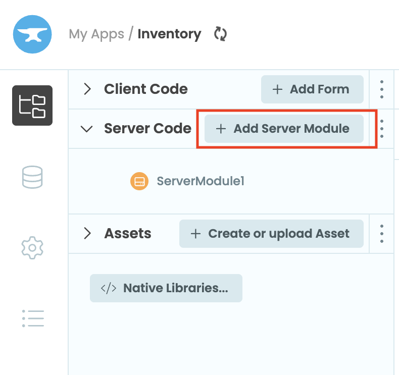 Create Server Module